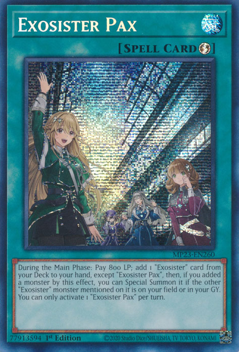 Exosister Pax [MP23-EN260] Prismatic Secret Rare | Fandemonia Ltd