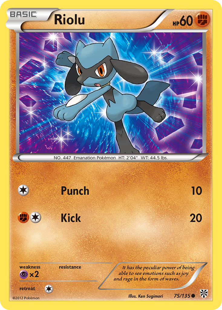 Riolu (75/135) [Black & White: Plasma Storm] | Fandemonia Ltd