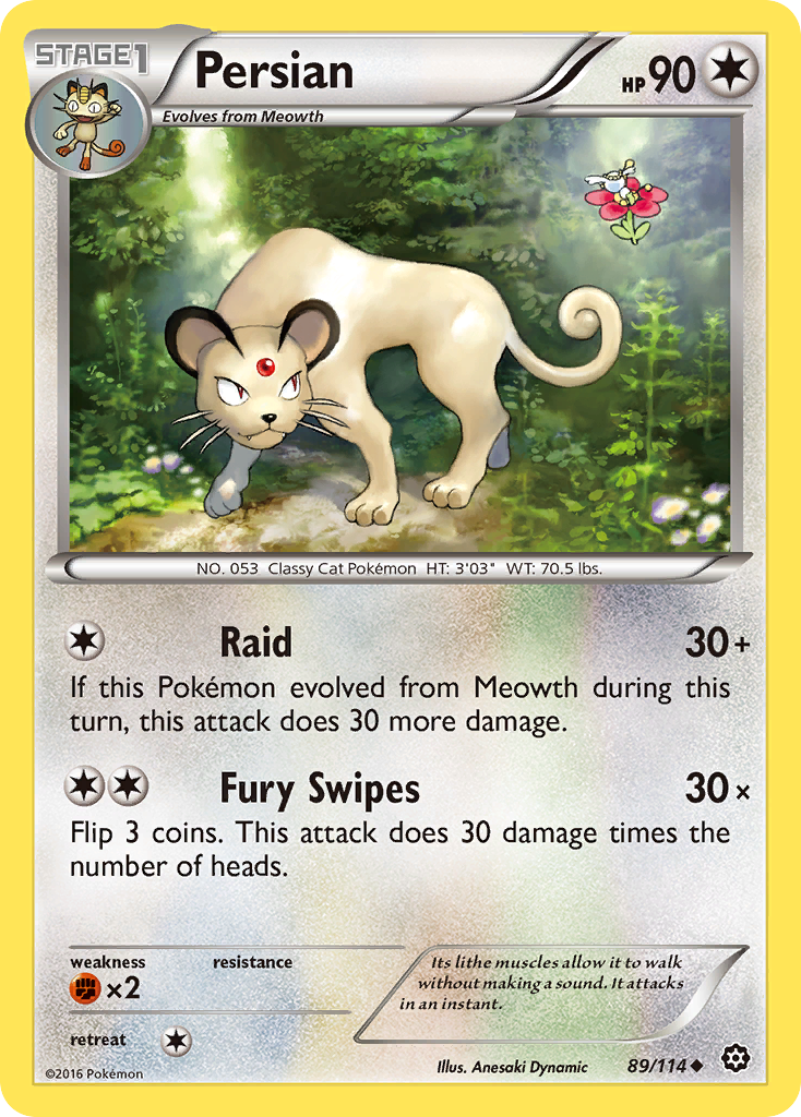 Persian (89/114) [XY: Steam Siege] | Fandemonia Ltd