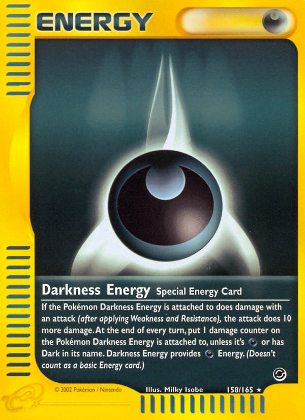 Darkness Energy (158/165) [Expedition: Base Set] | Fandemonia Ltd