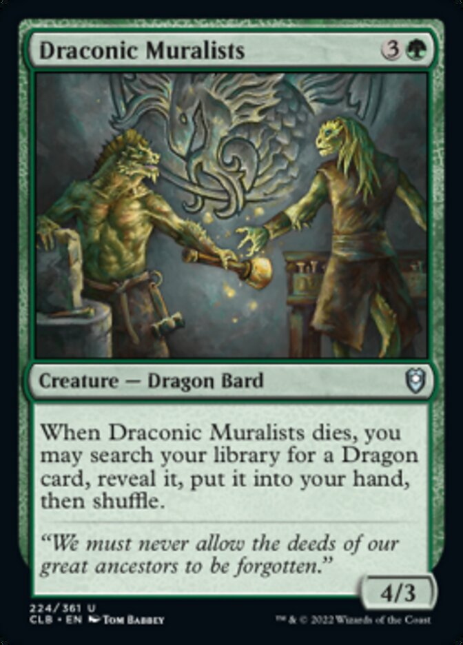 Draconic Muralists [Commander Legends: Battle for Baldur's Gate] | Fandemonia Ltd