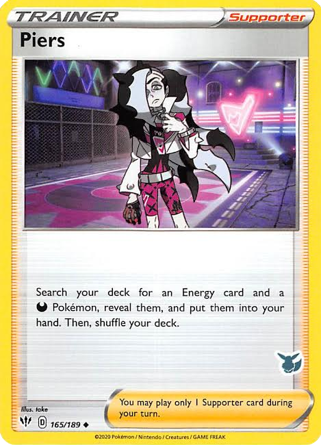 Piers (165/189) (Eevee Deck) [Battle Academy 2022] | Fandemonia Ltd