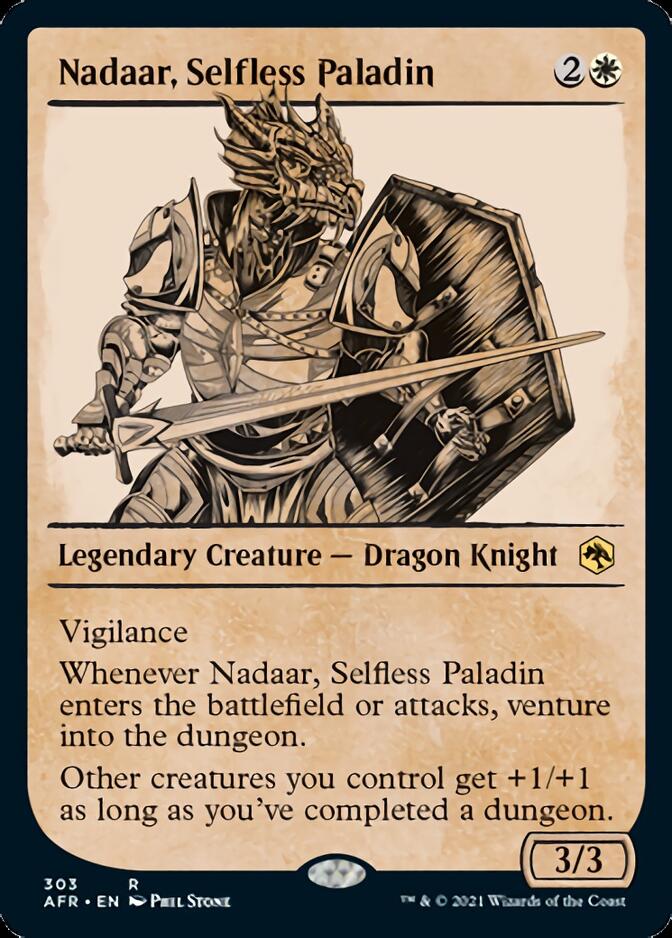 Nadaar, Selfless Paladin (Showcase) [Dungeons & Dragons: Adventures in the Forgotten Realms] | Fandemonia Ltd