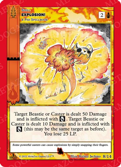 Explosion! [Cryptid Nation: Wilderness First Edition Theme Deck] | Fandemonia Ltd