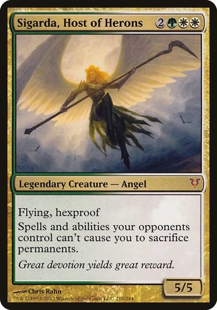 Sigarda, Host of Herons (Oversized) [Open the Helvault] | Fandemonia Ltd