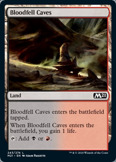 Bloodfell Caves [Core Set 2021] | Fandemonia Ltd