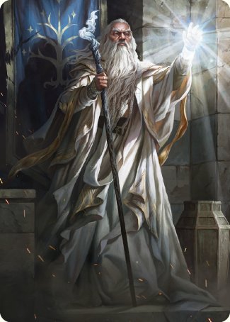 Gandalf the White Art Card [The Lord of the Rings: Tales of Middle-earth Art Series] | Fandemonia Ltd