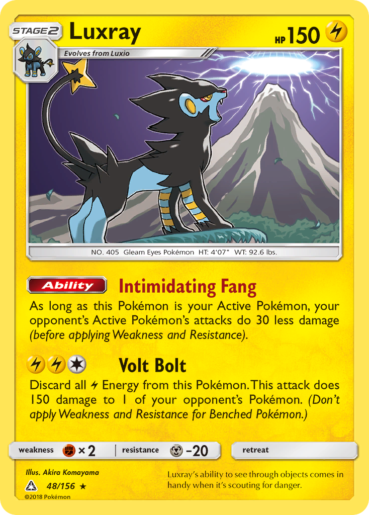 Luxray (48/156) [Sun & Moon: Ultra Prism] | Fandemonia Ltd