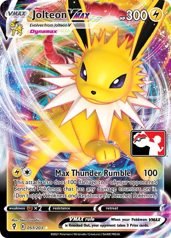 Jolteon VMAX (051/203) [Prize Pack Series One] | Fandemonia Ltd