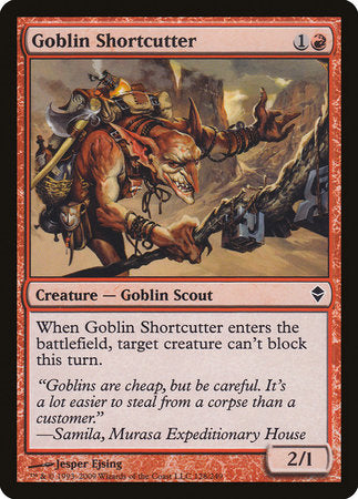 Goblin Shortcutter [Zendikar] | Fandemonia Ltd