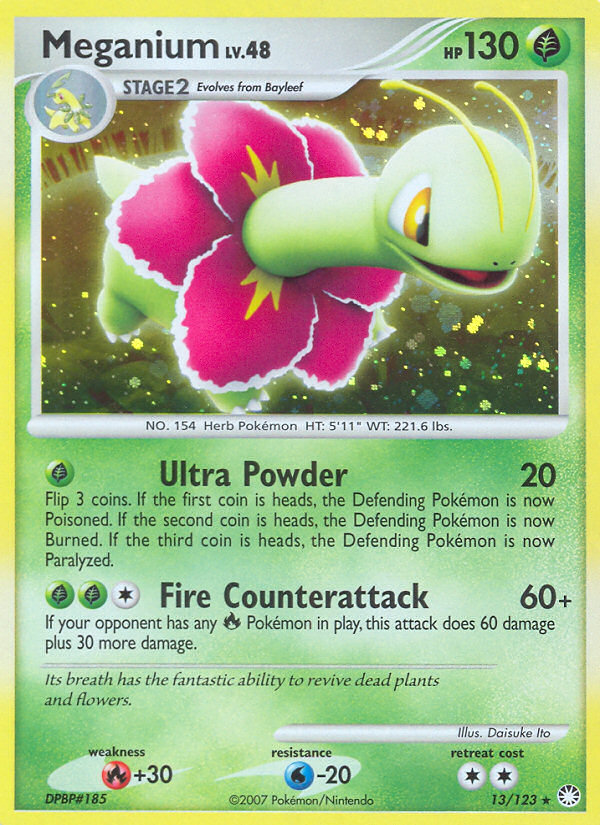 Meganium (13/123) [Diamond & Pearl: Mysterious Treasures] | Fandemonia Ltd