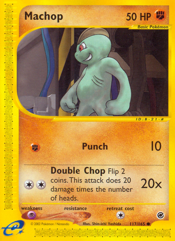 Machop (117/165) [Expedition: Base Set] | Fandemonia Ltd