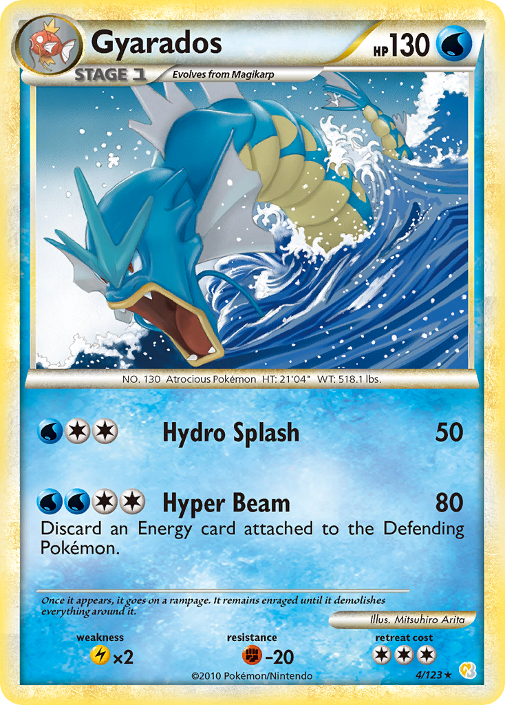 Gyarados (4/123) [HeartGold & SoulSilver: Base Set] | Fandemonia Ltd