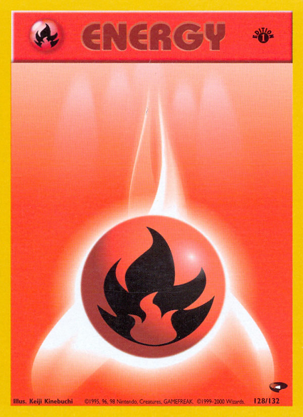 Fire Energy (128/132) [Gym Challenge 1st Edition] | Fandemonia Ltd