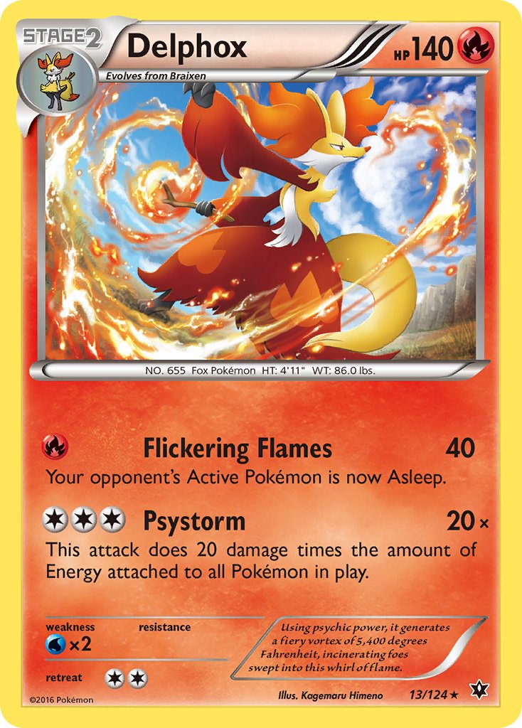 Delphox (13/124) (Theme Deck Exclusive) [XY: Fates Collide] | Fandemonia Ltd