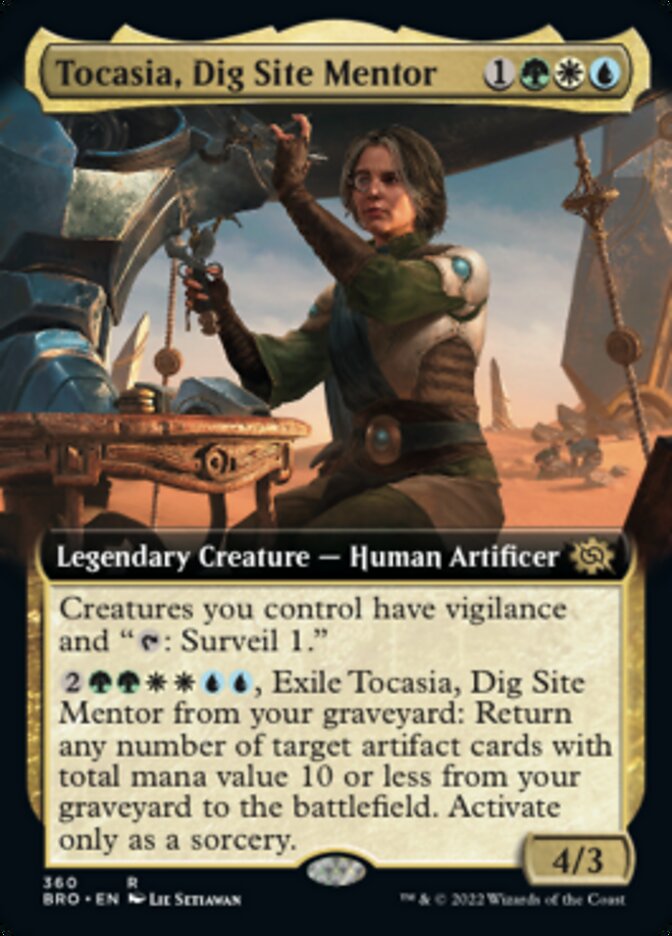 Tocasia, Dig Site Mentor (Extended Art) [The Brothers' War] | Fandemonia Ltd