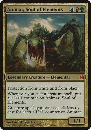 Animar, Soul of Elements (Oversized) [Commander 2011 Oversized] | Fandemonia Ltd