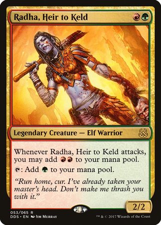 Radha, Heir to Keld [Duel Decks: Mind vs. Might] | Fandemonia Ltd