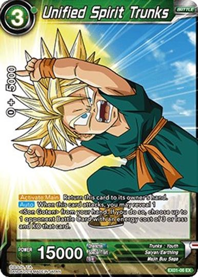 Unified Spirit Trunks (EX01-06) [Mighty Heroes] | Fandemonia Ltd