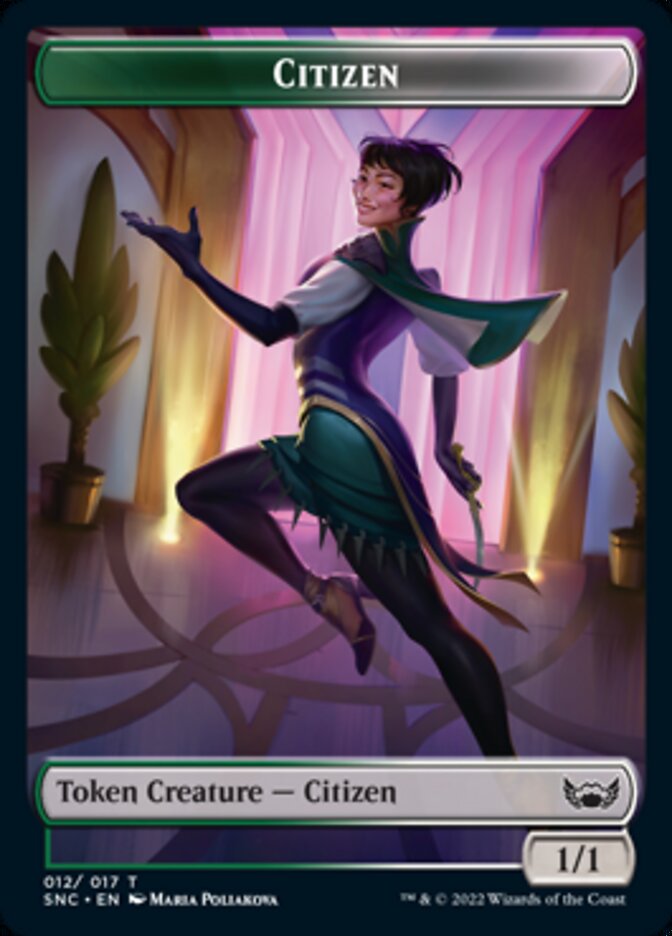 Devil // Citizen Double-sided Token [Streets of New Capenna Tokens] | Fandemonia Ltd