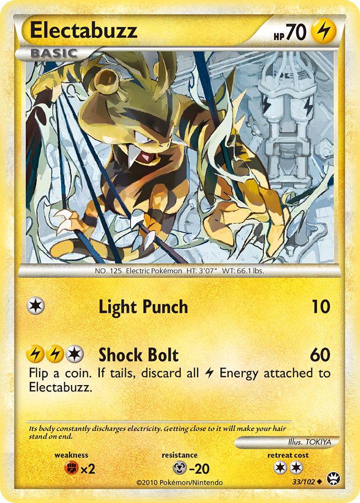 Electabuzz (33/102) [HeartGold & SoulSilver: Triumphant] | Fandemonia Ltd