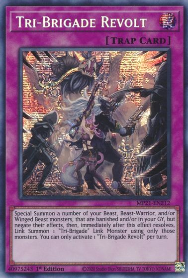 Tri-Brigade Revolt [MP21-EN212] Prismatic Secret Rare | Fandemonia Ltd