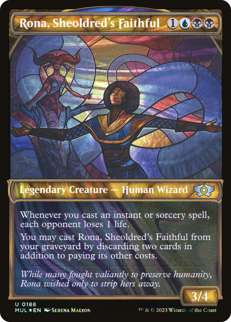 Rona, Sheoldred's Faithful (Halo Foil) [Multiverse Legends] | Fandemonia Ltd