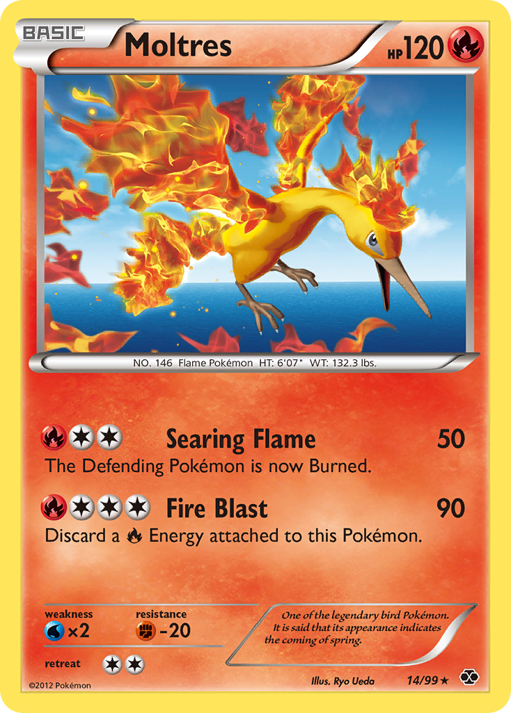 Moltres (14/99) [Black & White: Next Destinies] | Fandemonia Ltd