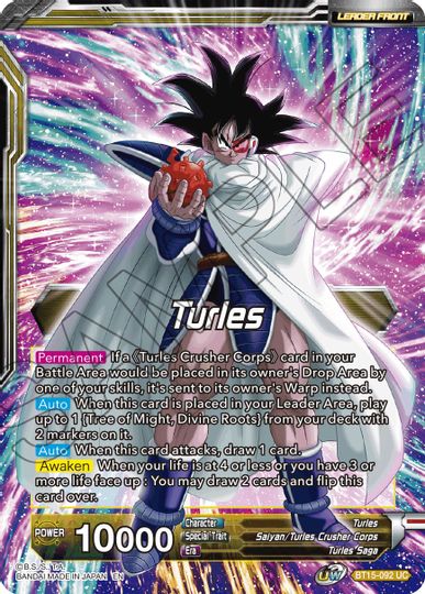 Turles // Turles, Accursed Power (BT15-092) [Saiyan Showdown Prerelease Promos] | Fandemonia Ltd