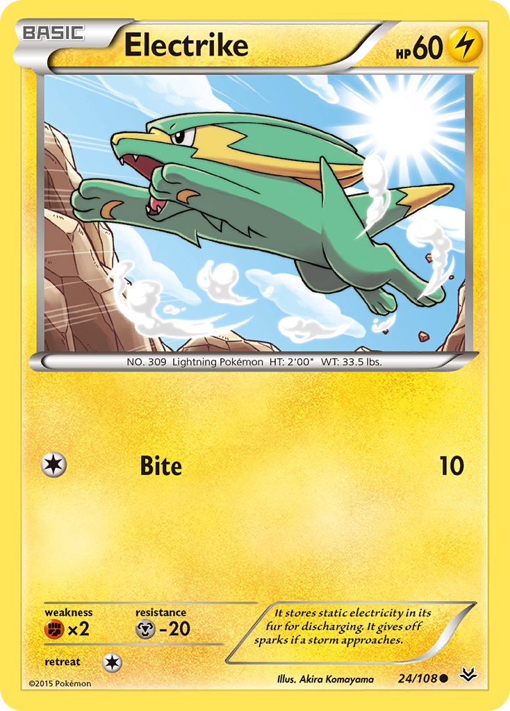 Electrike (24/108) [XY: Roaring Skies] | Fandemonia Ltd