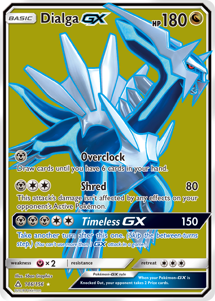 Dialga GX (146/156) [Sun & Moon: Ultra Prism] | Fandemonia Ltd