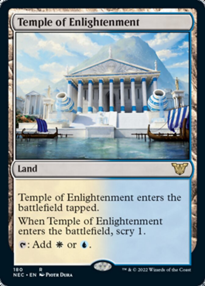 Temple of Enlightenment [Kamigawa: Neon Dynasty Commander] | Fandemonia Ltd