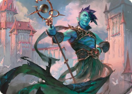 Haughty Djinn Art Card [Dominaria United Art Series] | Fandemonia Ltd