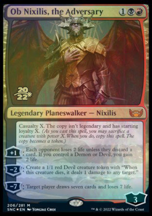 Ob Nixilis, the Adversary [Streets of New Capenna Prerelease Promos] | Fandemonia Ltd