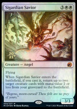 Sigardian Savior [Innistrad: Midnight Hunt Prerelease Promos] | Fandemonia Ltd