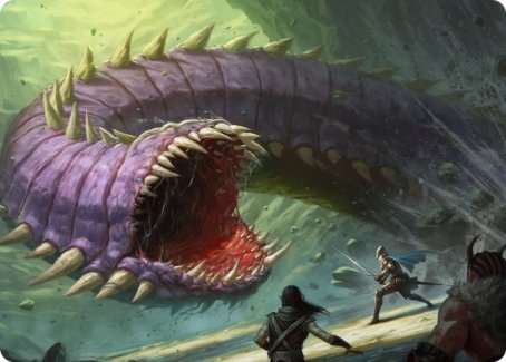 Purple Worm Art Card [Dungeons & Dragons: Adventures in the Forgotten Realms Art Series] | Fandemonia Ltd