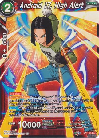 Android 17, High Alert [EX11-05] | Fandemonia Ltd