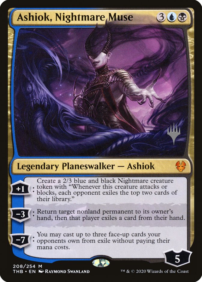 Ashiok, Nightmare Muse (Promo Pack) [Theros Beyond Death Promos] | Fandemonia Ltd