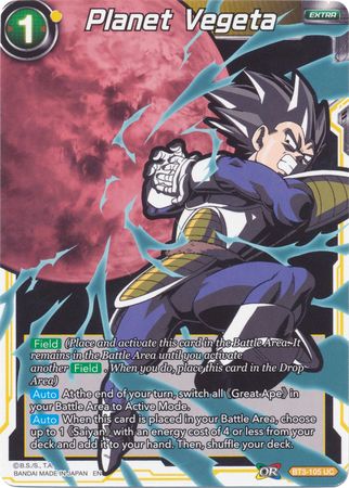 Planet Vegeta (Alternate Art) [BT3-105] | Fandemonia Ltd