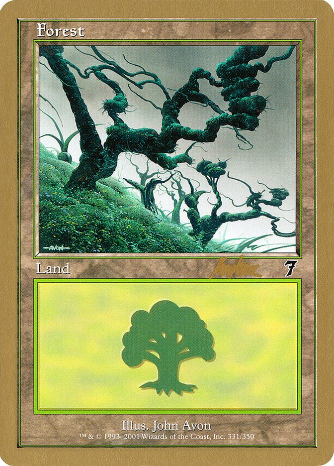 Forest (bk331) (Brian Kibler) [World Championship Decks 2002] | Fandemonia Ltd