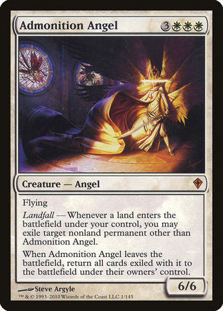 Admonition Angel [Worldwake] | Fandemonia Ltd