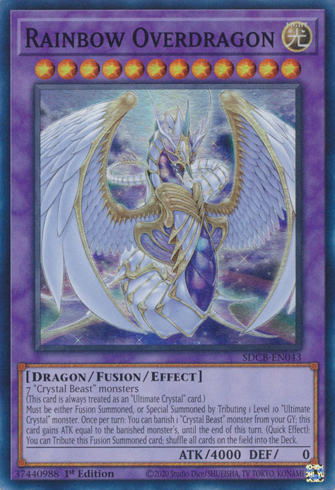 Rainbow Overdragon [SDCB-EN043] Super Rare | Fandemonia Ltd