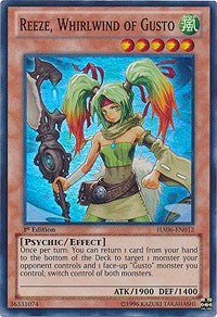 Reeze, Whirlwind of Gusto [HA06-EN012] Super Rare | Fandemonia Ltd