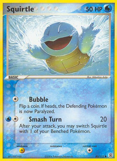 Squirtle (83/112) [EX: FireRed & LeafGreen] | Fandemonia Ltd