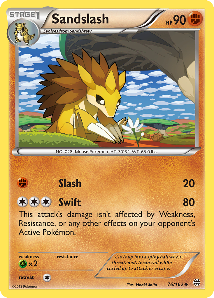 Sandslash (76/162) [XY: BREAKthrough] | Fandemonia Ltd