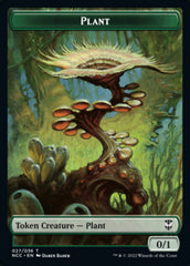 Plant // Beast Double-sided Token [Streets of New Capenna Commander Tokens] | Fandemonia Ltd