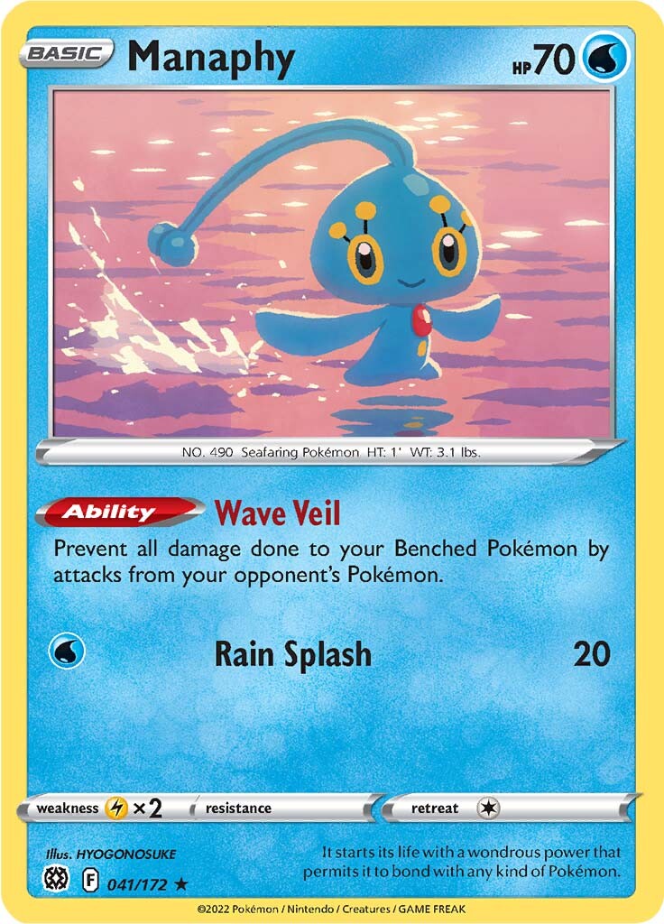 Manaphy (041/172) [Sword & Shield: Brilliant Stars] | Fandemonia Ltd