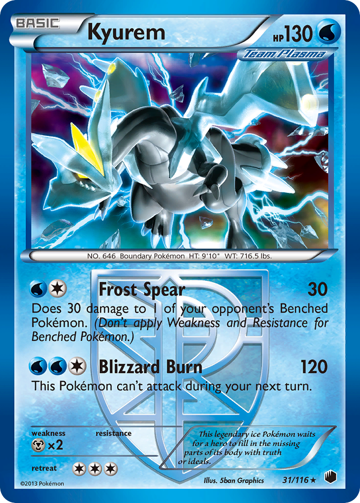 Kyurem (31/116) [Black & White: Plasma Freeze] | Fandemonia Ltd