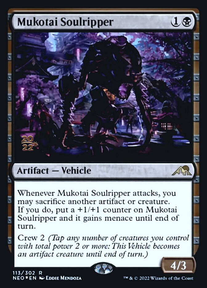 Mukotai Soulripper [Kamigawa: Neon Dynasty Prerelease Promos] | Fandemonia Ltd