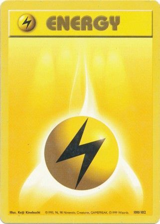 Lightning Energy (100/102) [Base Set Unlimited] | Fandemonia Ltd